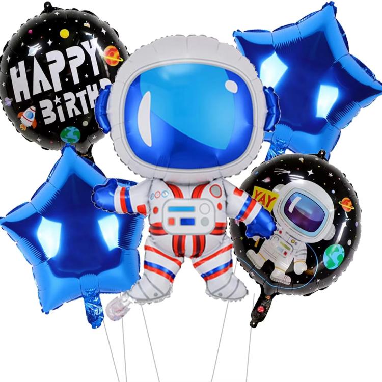 18 hazbeteko 7 pieza espazio paperezko globoak kit