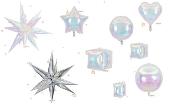 NewShineren produktu berria: paperezko puxika holografikoa