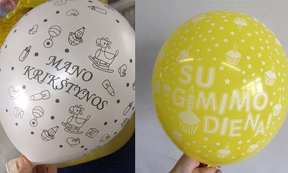 Txinan zein fabrika fidagarria da latex globoak inprimatzeko?