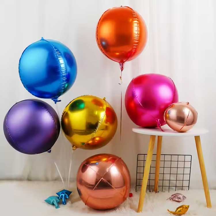 4D koloretako paperezko globo biribila