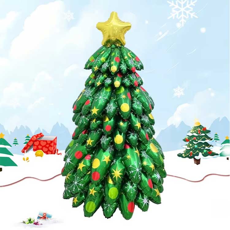 Gabonetako Zuhaitz Zutitu Paperezko Globoa