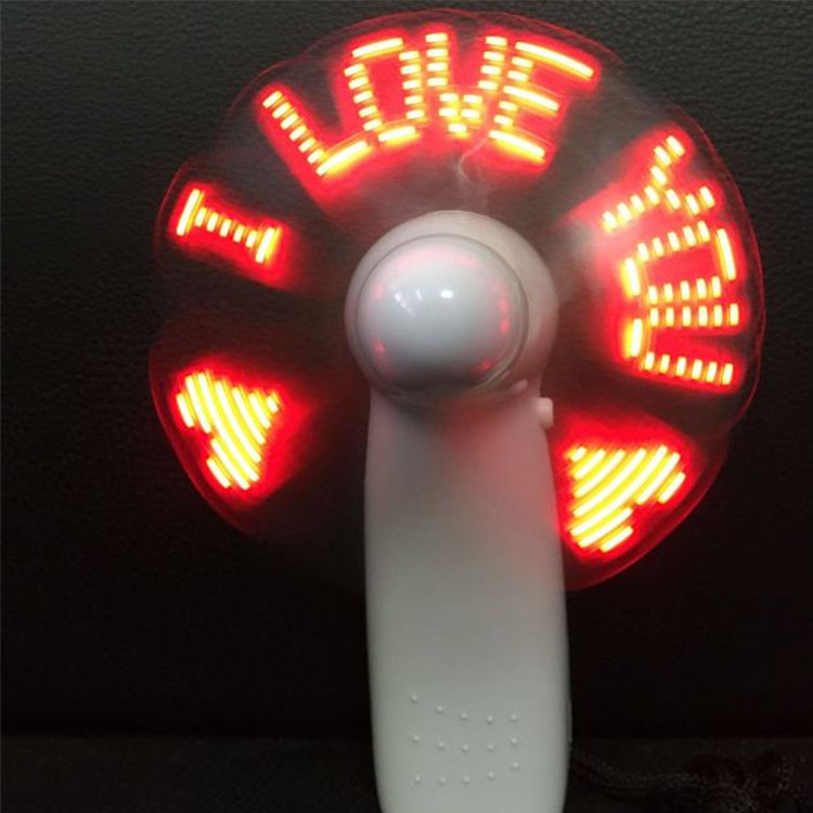 LED DIY Light Fan Electric Fan